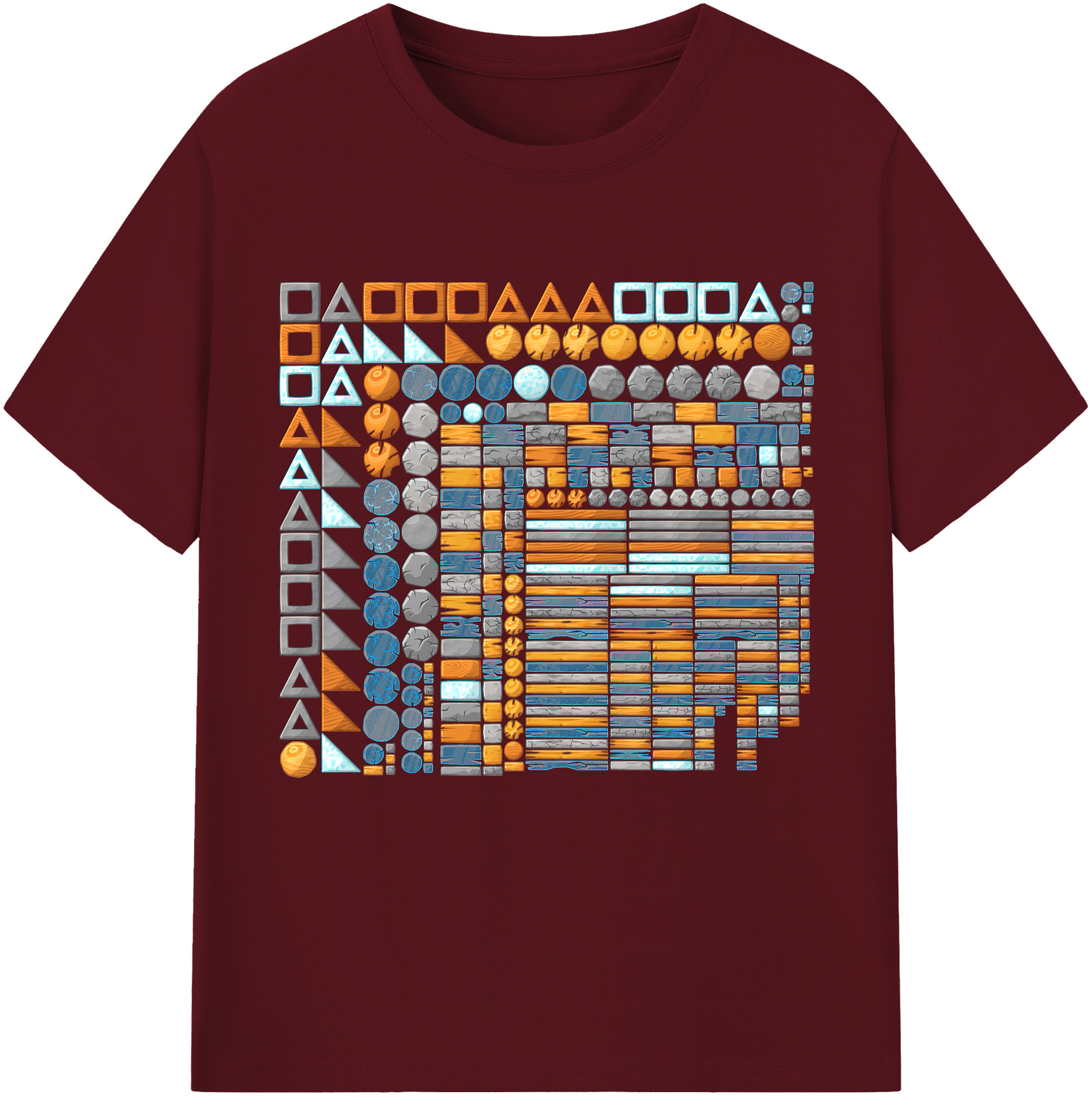 （画像用） Angry Birds アングリーバード 綿100％半袖Tシャツ（フロントプリント）